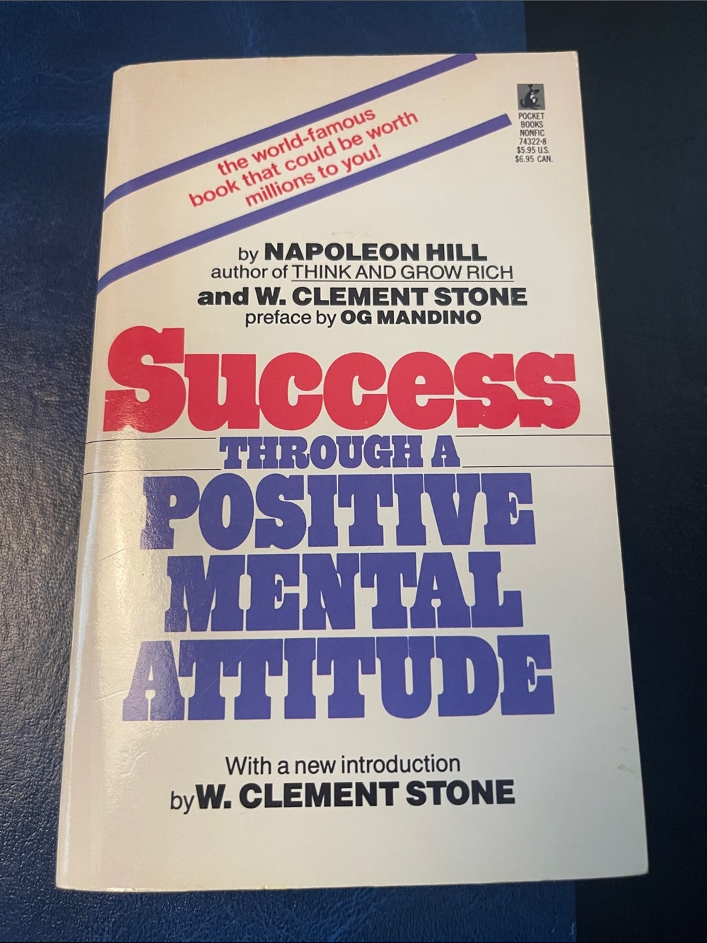 New-unopened. Success Through a Positive Mental Attitude book. Mint condition